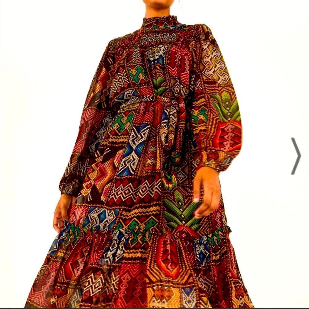 NWT Farm Rio Dress Maxi Oversized - Picture 6 of 11